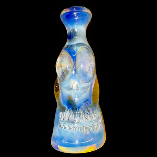 Cam Tower Fumed Double Skull Chillum New