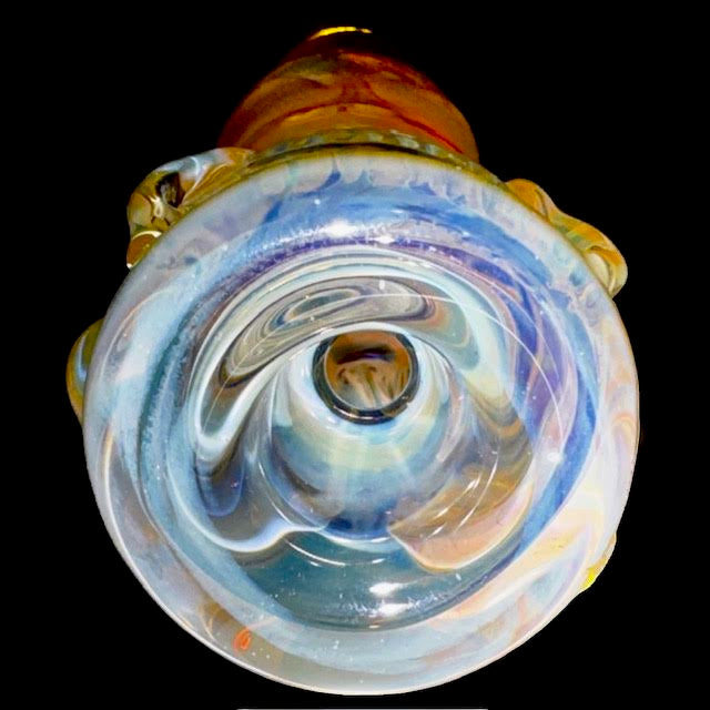 Cam Tower Fumed Double Skull Chillum New