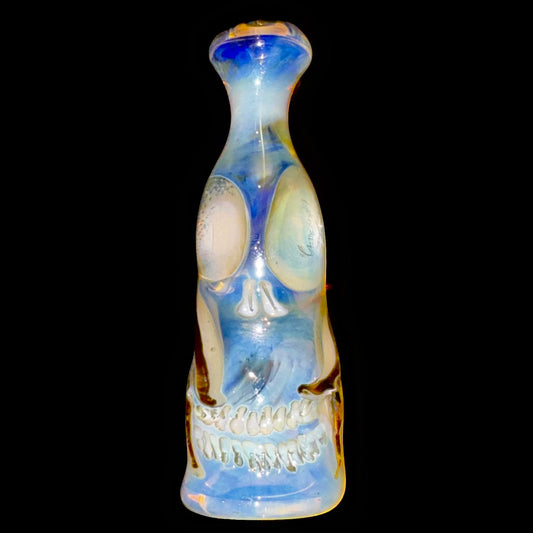 Cam Tower Fumed Double Skull Chillum New