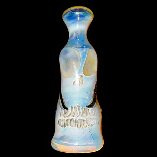 Cam Tower Fumed Double Skull Chillum New