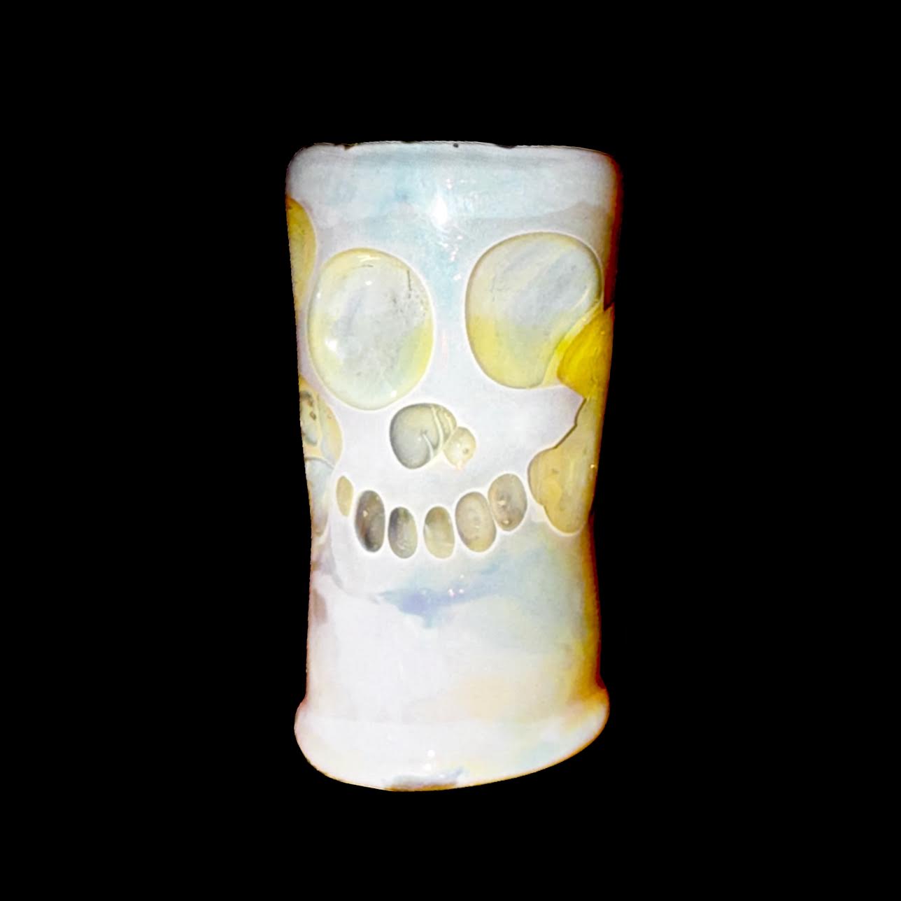 Bob Snodgrass Fumed Skulls Bead New