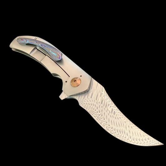 Koert Custom Pershing in Damasteel (Preowned) Mint
