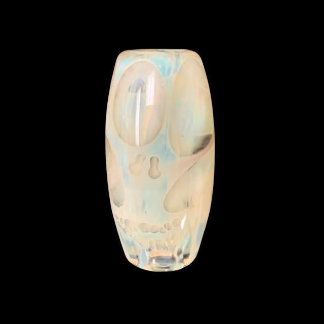 Cam Tower Heady Fumed Double Skull Bead New #5