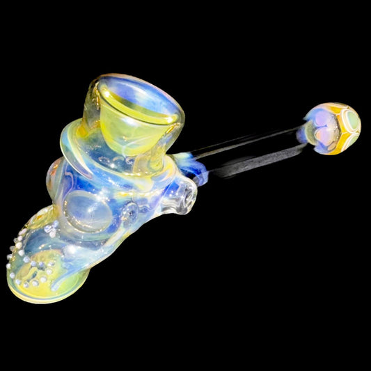 Ginny Snodgrass Fumed UV Dot Stack Top Hat Hammer New