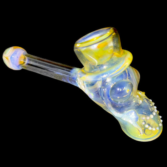 Ginny Snodgrass Fumed UV Dot Stack Top Hat Hammer New