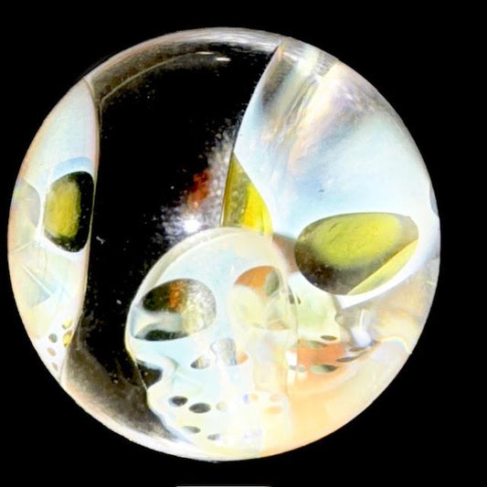 Ginny Snodgrass Triple Fumed UV Skull Marble New #2