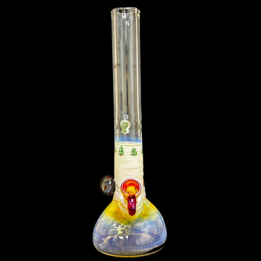 Bob Badtram Fumed Christmas Scene 14mm Tube New