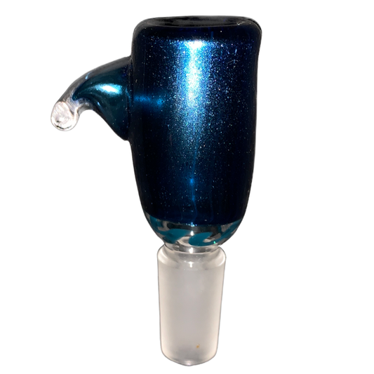 Hugh Glass Slate Blue Sparkle 14mm Slide New