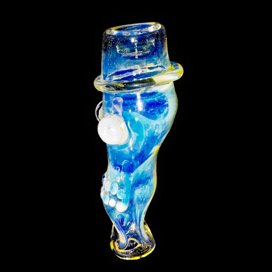Bob Snodgrass Fumed “Bug Eyed” Top Hat Chillum New