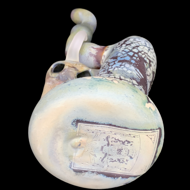 Pakoh Bull Skull Sherlock Bubbler Mint Vintage