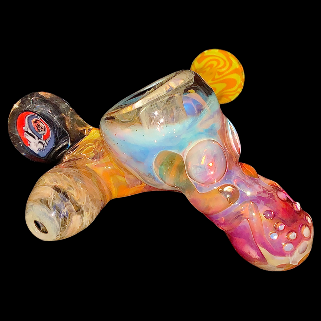 Travis Wigger Fumed Skull Line Work Dead Side Car New.