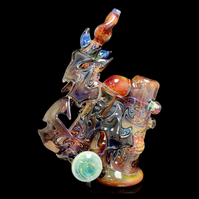 MNP Deluxe Heady Double Bubble Sherlock Bubbler '06 Mint