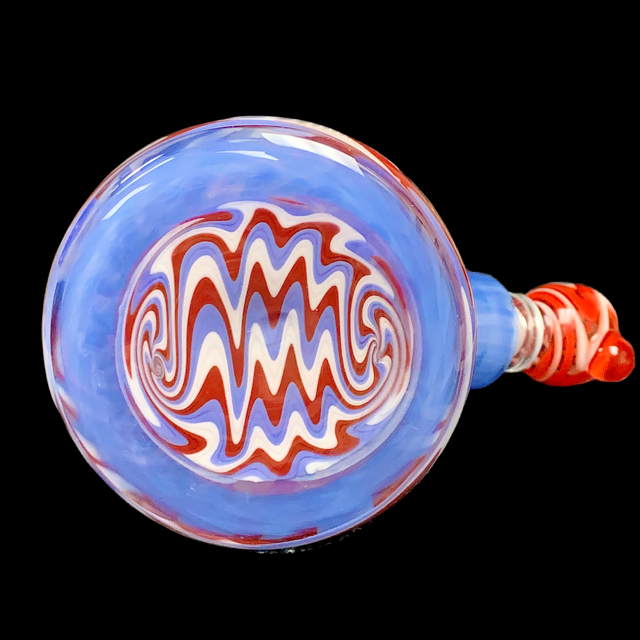 PeeJay Glass Heady Grateful Dead Millie Inlay Tube New