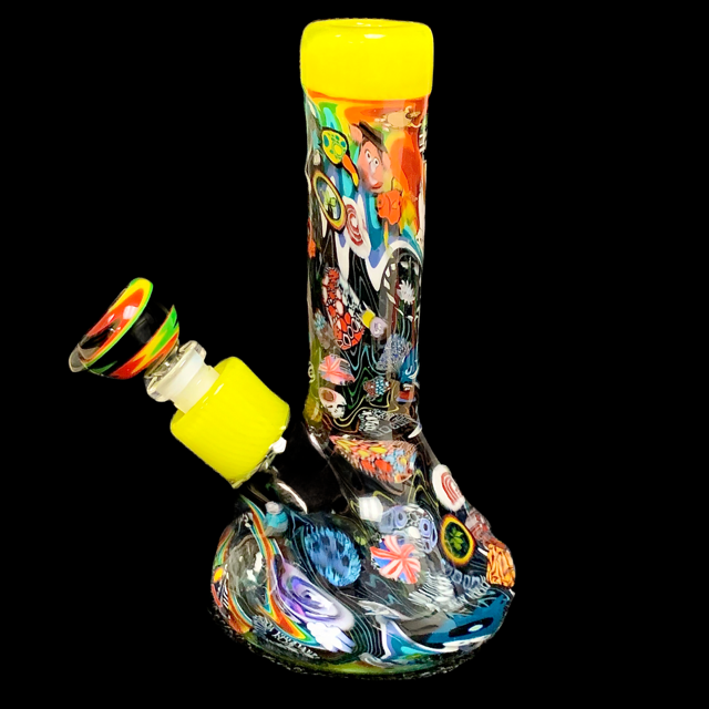 PeeJay Glass Heady Psychedelic Millie Tube #1 New