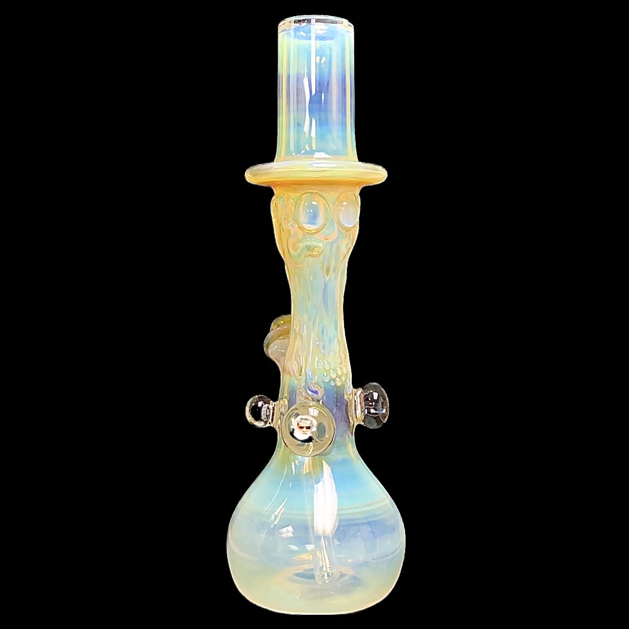 Travis Wigger Heady Glass on Glass Dead Head Dead Bong New #1