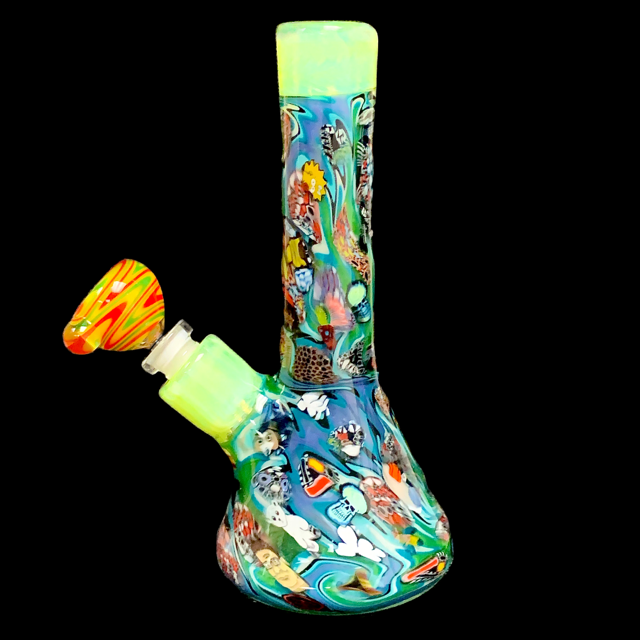 PeeJay Glass Heady Psychedelic Millie Tube New #2