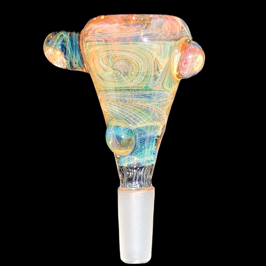 JS Rose Heady Fume 10mm Slide New #17