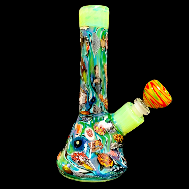 PeeJay Glass Heady Psychedelic Millie Tube New #2