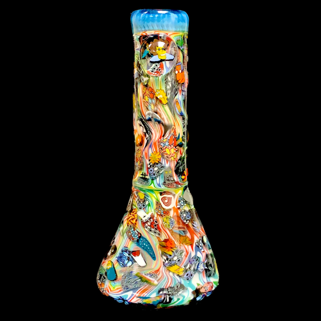 PeeJay Glass Heady Psychedelic Millie Tube New #3