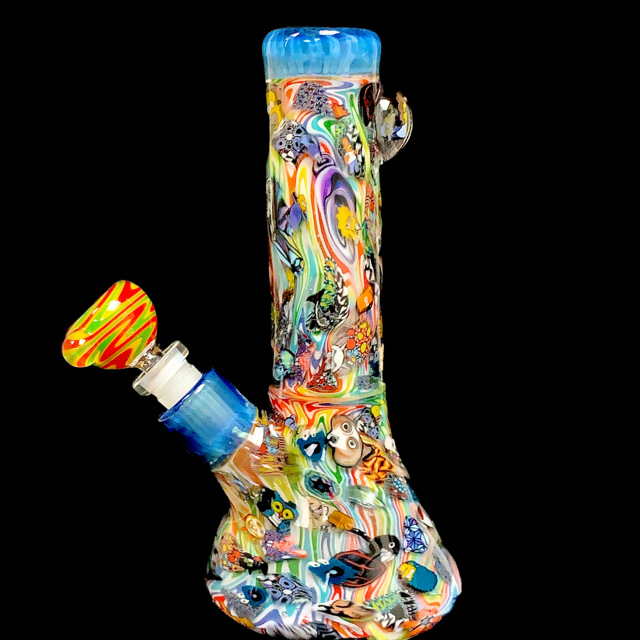 PeeJay Glass Heady Psychedelic Millie Tube New #3