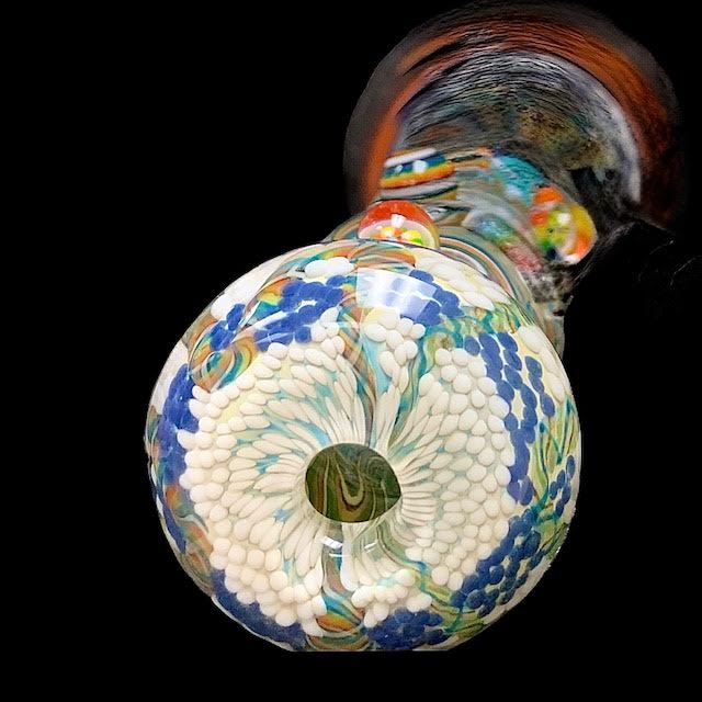 Glass Berry Deluxe Heady Millie Chaos Bong New