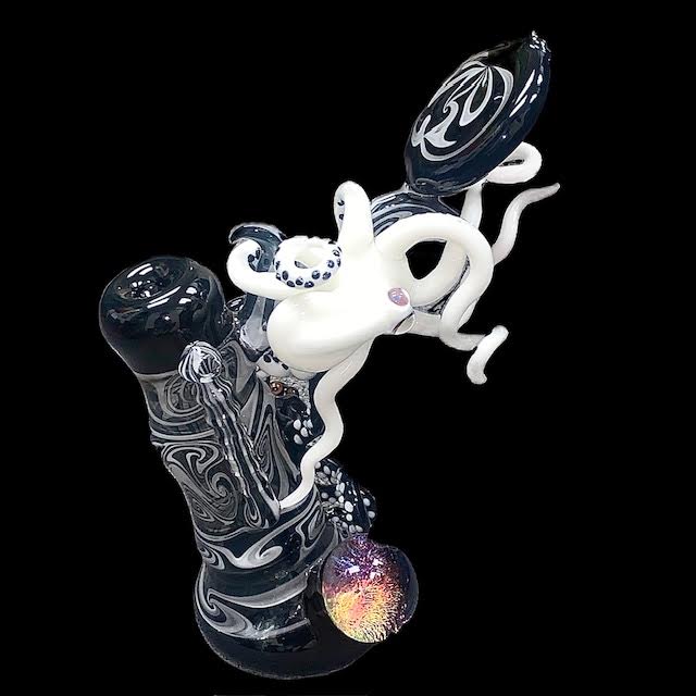 Marcel & Carlson Deluxe Heady Double Octopus Bubbler New 2006