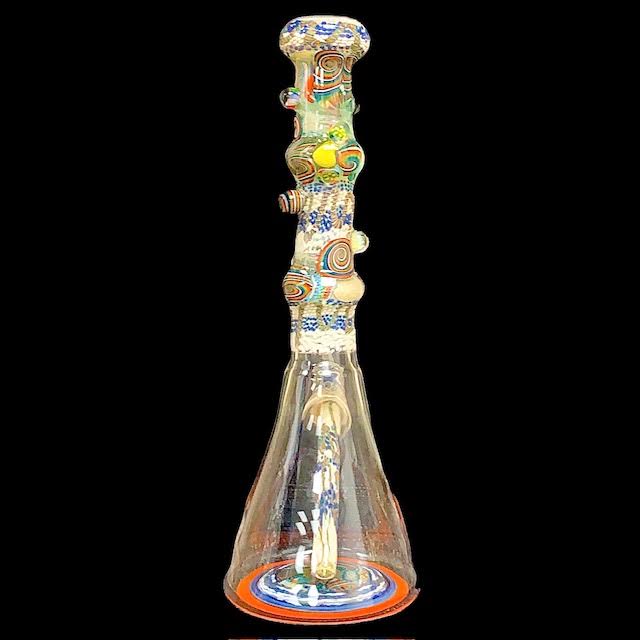 Glass Berry Deluxe Heady Millie Chaos Bong New