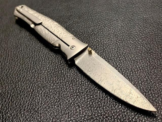 Tom Mayo Custom Dr. Death Damasteel Textured New CCKS