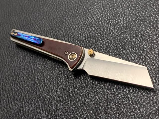 Bober Custom 3.2.12 Proto in Red Micarta New from Maker