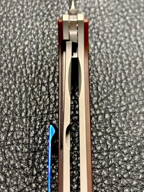 Bober Custom 3.2.12 Proto in Red Micarta New from Maker