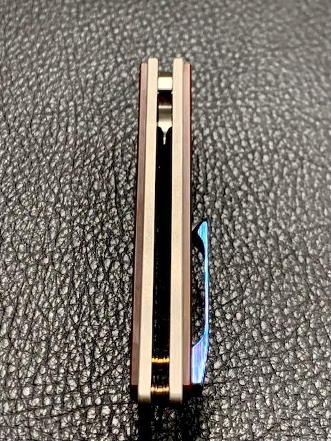 Bober Custom 3.2.12 Proto in Red Micarta New from Maker