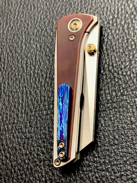 Bober Custom 3.2.12 Proto in Red Micarta New from Maker