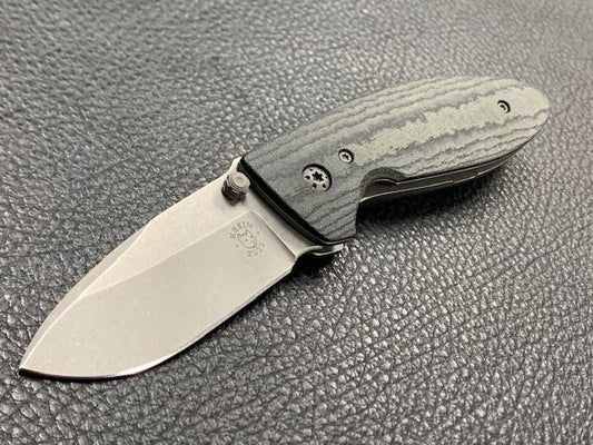 Tom Krein Custom Alpha in Black Micarta Like New