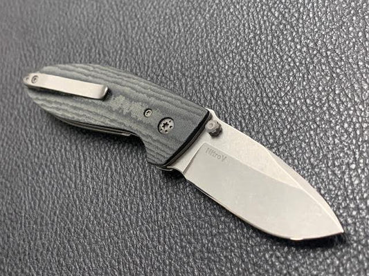 Tom Krein Custom Alpha in Black Micarta Like New