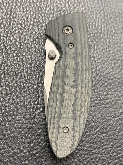 Tom Krein Custom Alpha in Black Micarta Like New