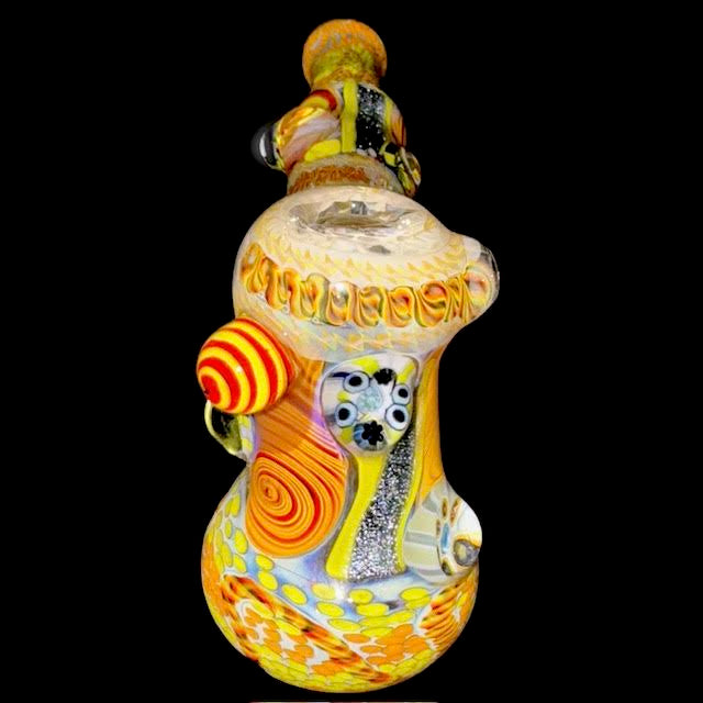 Glass Berry Heady Inside Out Hammer Bubbler New #1