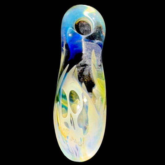 Ginny Snodgrass Heady Skulls UV Pendent New