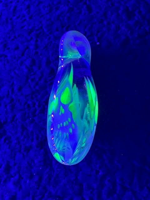 Ginny Snodgrass Heady Skulls UV Pendent New