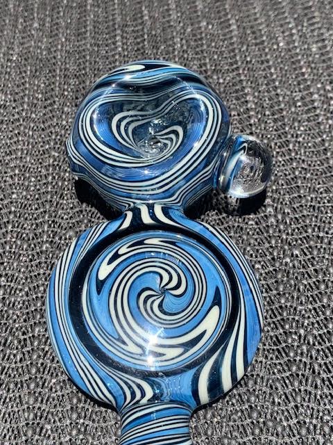 Chasteen Blue Wigwag Lollipop Spoon New