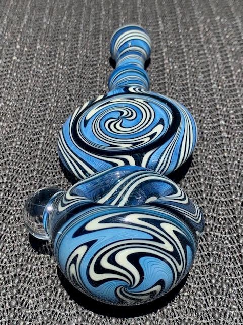 Chasteen Blue Wigwag Lollipop Spoon New
