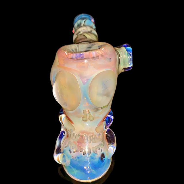 Cam Tower Heady Fumed Double Skull Hammer New #2