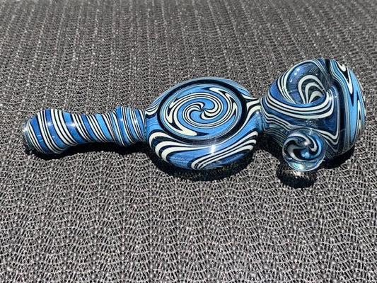 Chasteen Blue Wigwag Lollipop Spoon New