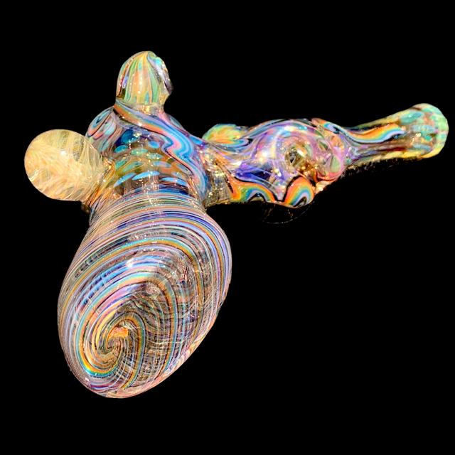 Kevin Nail Deluxe Rainbow Fume Hammer Bubbler New