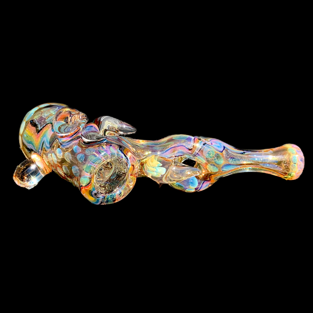 Kevin Nail Rainbow Dichro mini Hammer Bubbler New