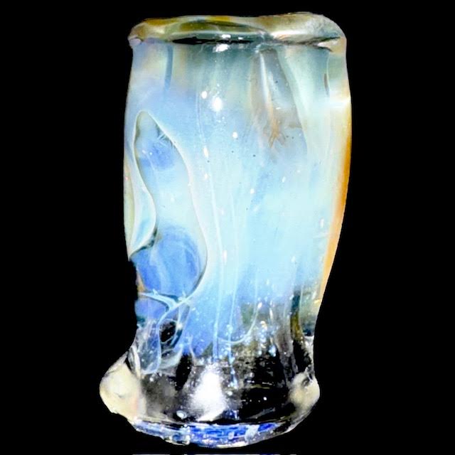 Bob Snodgrass Fumed Skull Bead New