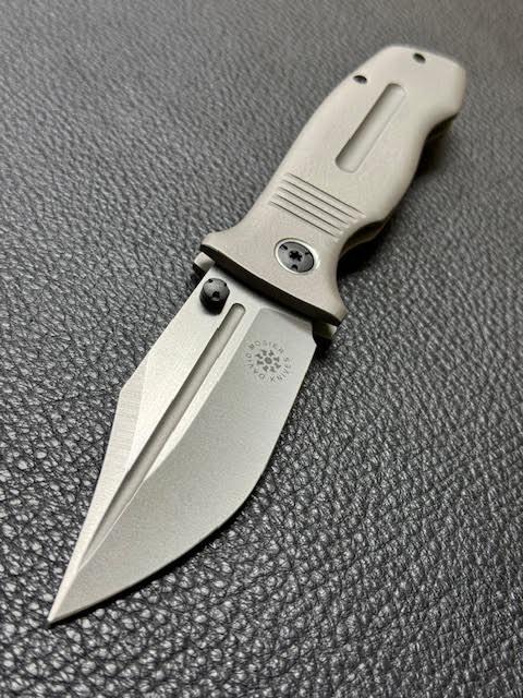 David Mosier Custom Blackthorn in Full Titanium Mint