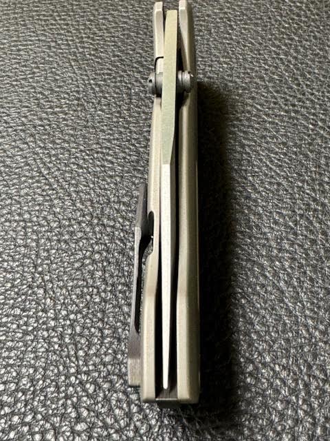 David Mosier Custom Blackthorn in Full Titanium Mint