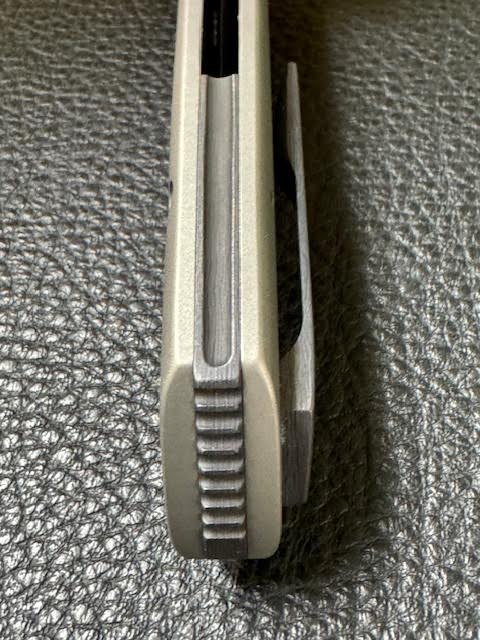 David Mosier Custom Blackthorn in Full Titanium Mint