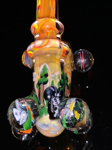 Bob Badtram Forest Scene with Bud the Skunk Sherlock New