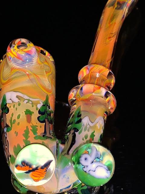 Bob Badtram Forest Scene with Bud the Skunk Sherlock New
